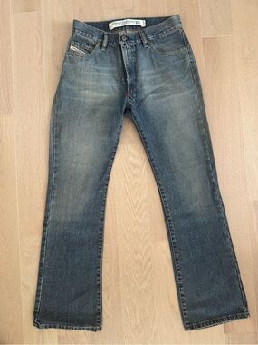 Diesel Men's Bootcut Jeans - Faded Blue Denim